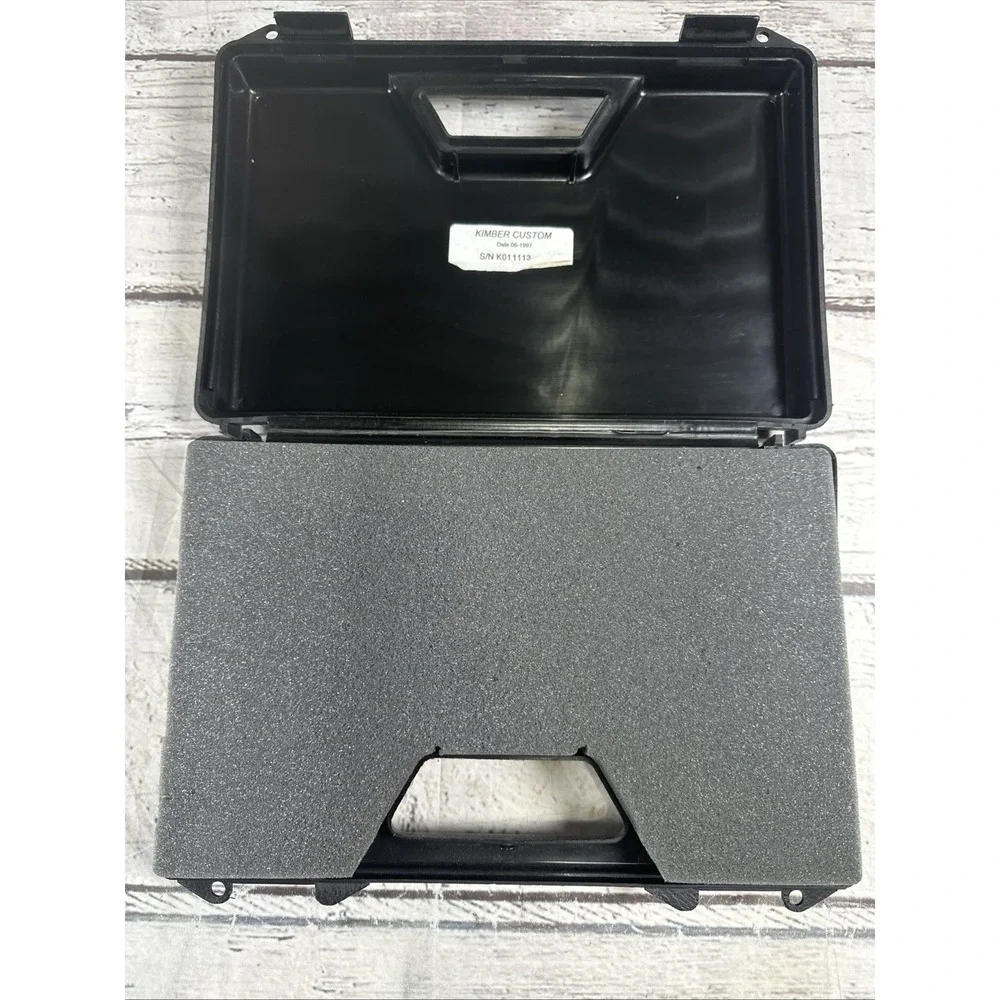Vintage Kimber Custom CDP ll Firearm Case Box Plastic With Foam